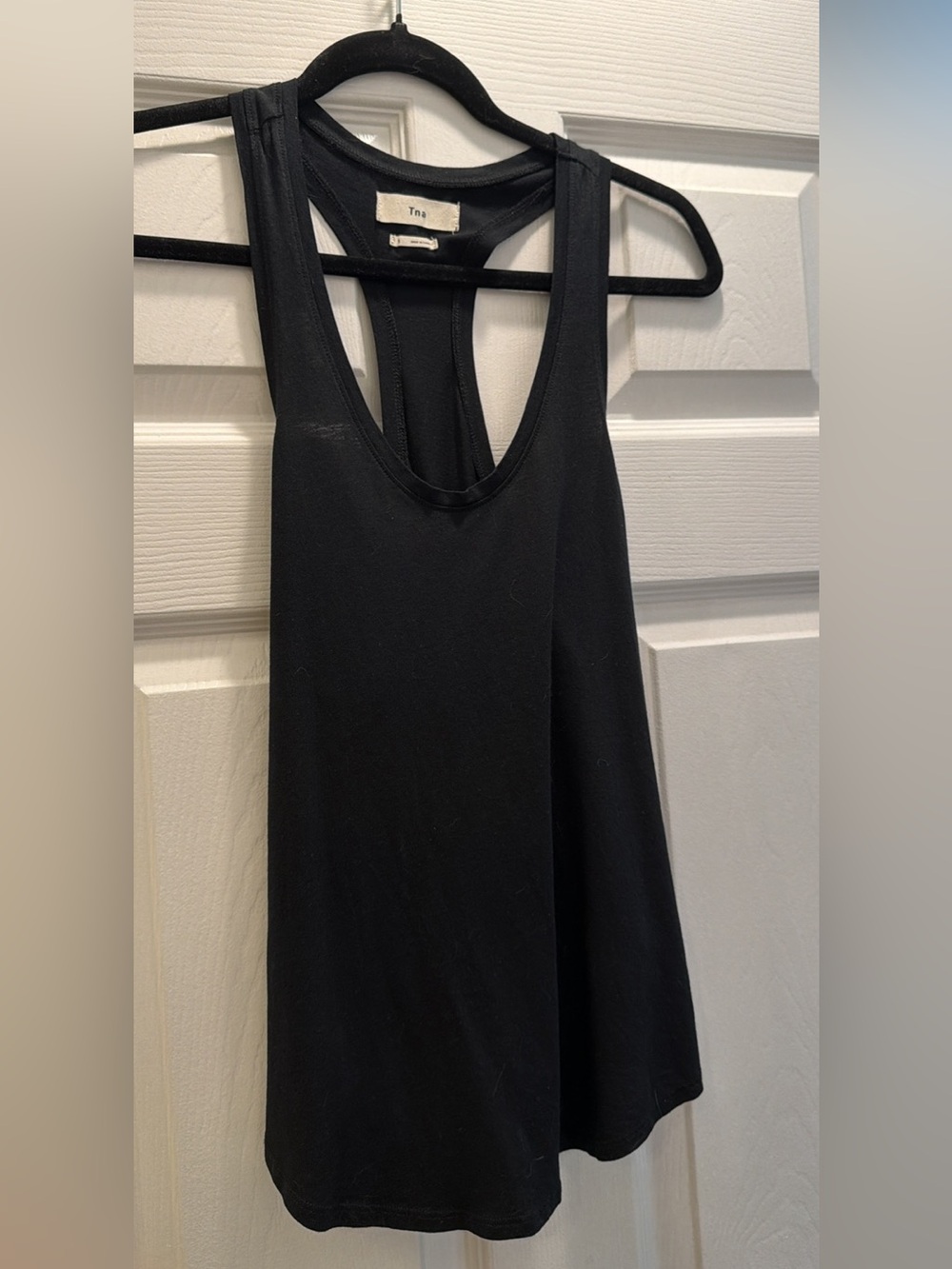 TNA Black Racerback Scoop Neck Tank